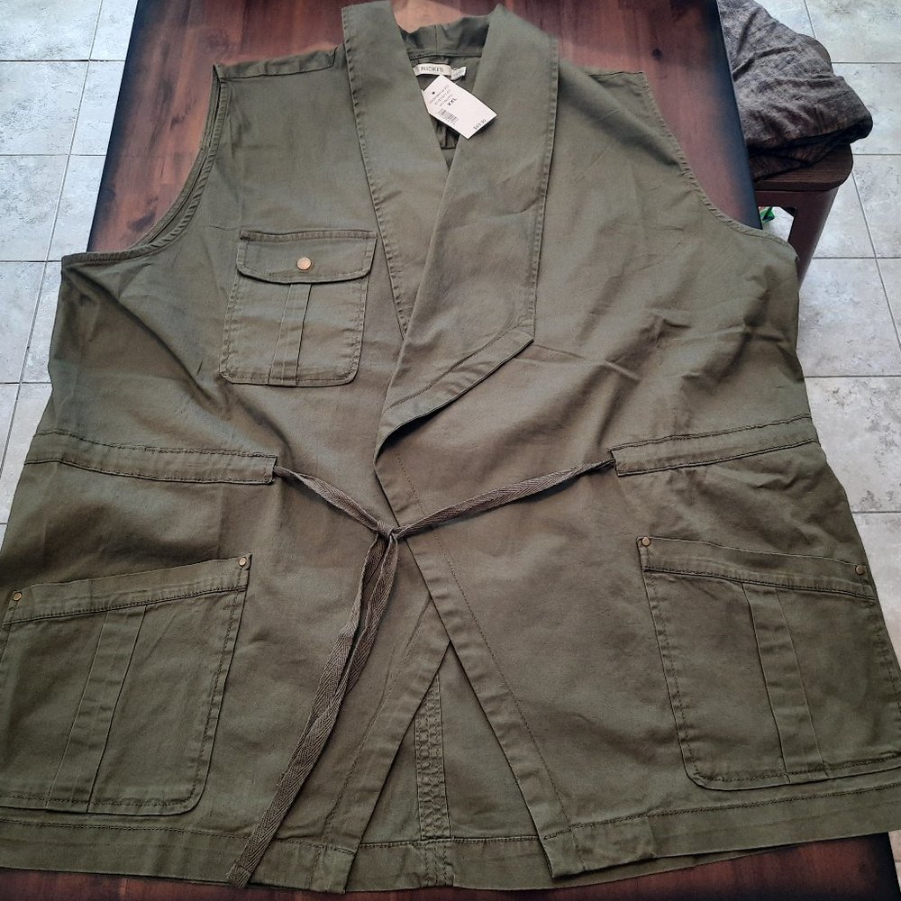 Rickis Women's Drapey Utility Vest, XXL